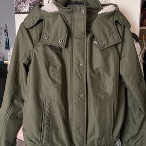 Hollister Green Winter Jacket